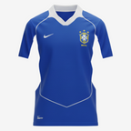 Camisa Retrô 2004 Seleção Brasileira II Masculina - Azul