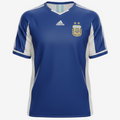 Camisa Retrô Argentina 1998/99 Masculino Azul Marinho e Branco