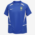 Camisa Retrô Brasil II Away 2002/03 Masculino Azul