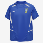 Camisa Retrô Brasil II Away 2002/03 Masculino Azul