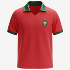 Camisa Portugal Home 1972 Retrô- Vermelha