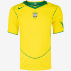 Camisa Retrô 2004 Seleção Brasileira I Masculina - Amarela