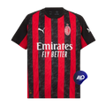 Camisa AC Milan Home 25/26 - Torcedor Masculino - Vermelho e Preto
