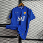 Camisa Retrô Manchester United 2007/08 Masculino Azul