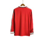 Camisa Manchester United Retrô Manga Longa 1998/99 Vermelha
