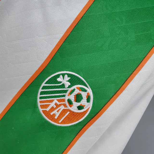 Camisa Irlanda Retrô 1994 Branca e Verde