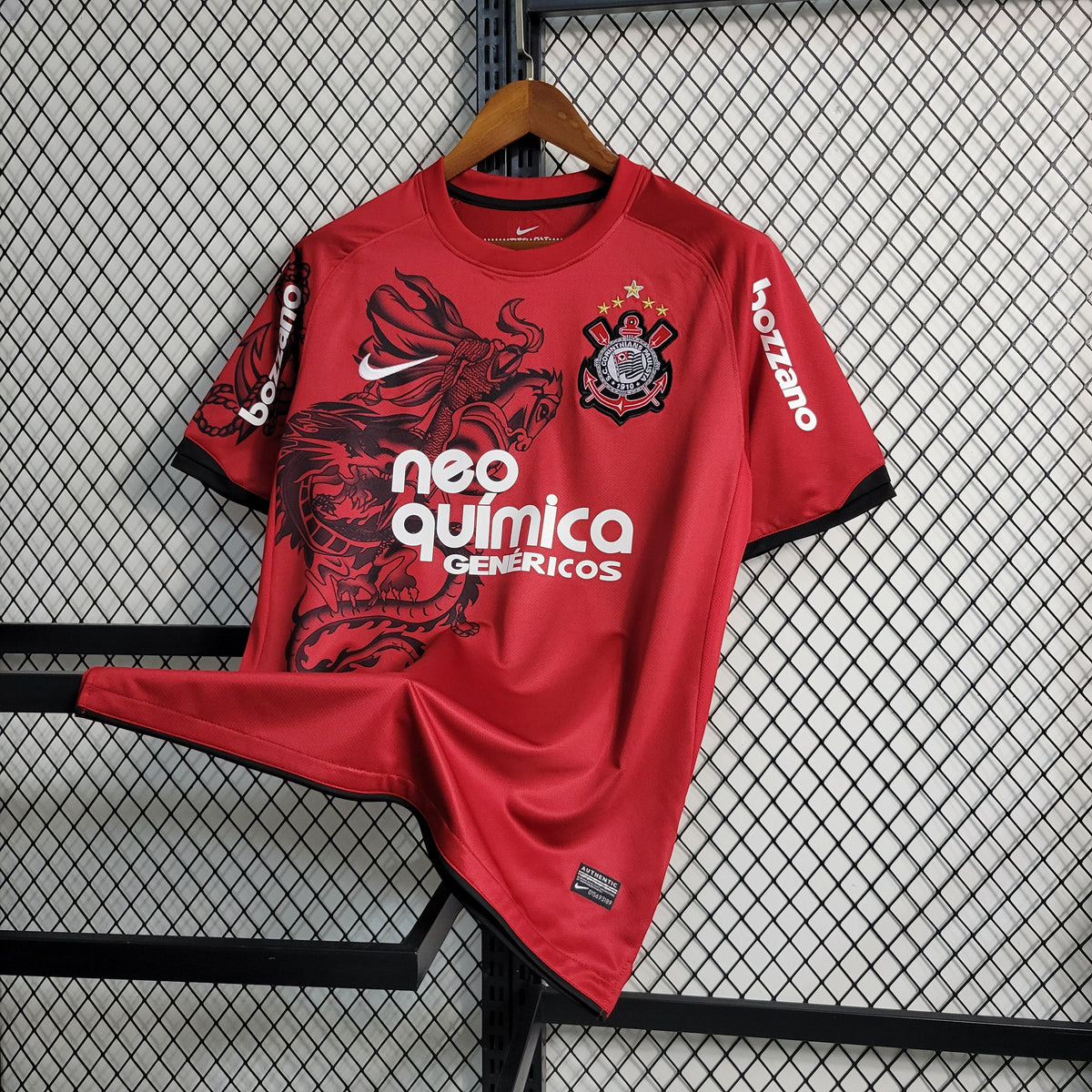 Camisa Corinthians III 11/12 - Versão Retrô Vermelha