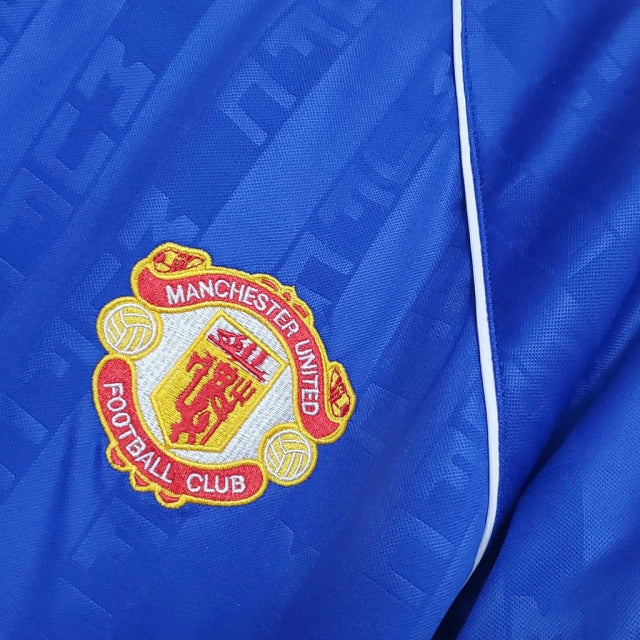 Camisa Manchester United Retrô 1988/1990 Azul