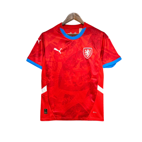 Camisa República Tcheca Home 24/25 - Torcedor Masculina Lançamento