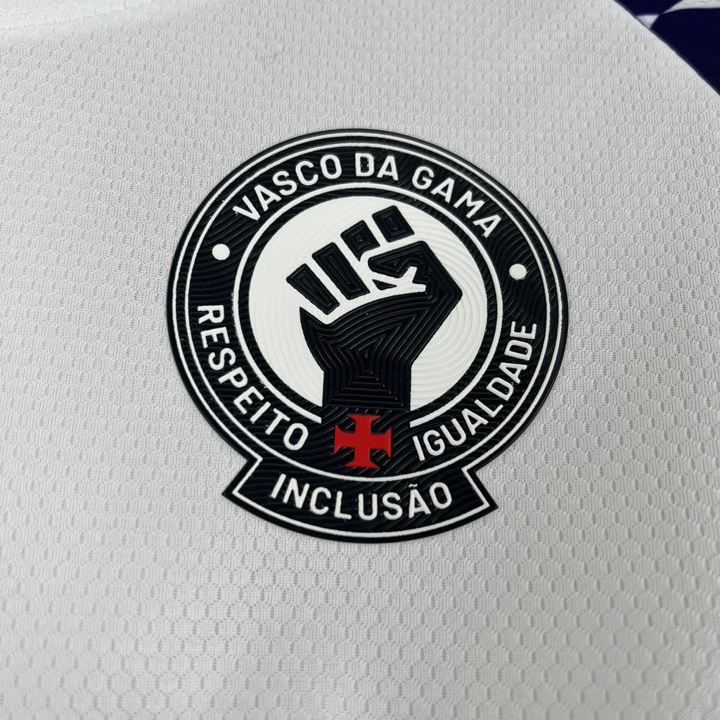 Camisa Vasco Pré-Jogo Branca 24/25 - Torcedor Masculina