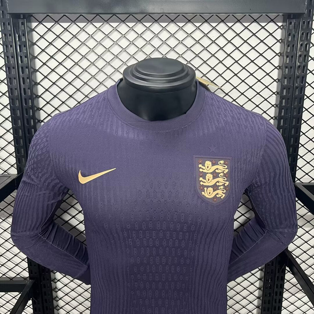 Camisa Inglaterra Away Manga Comprida 24/25 - Versão Jogador