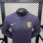 Camisa Inglaterra Away Manga Comprida 24/25 - Versão Jogador