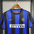 Camisa Retrô Inter de Milão I 1999/00 Masculino Azul e Preto