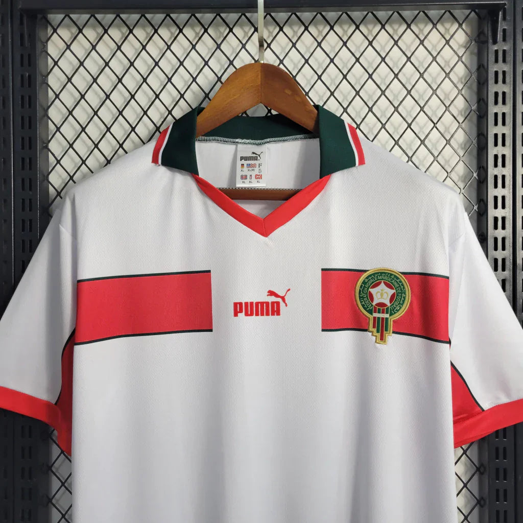 Camisa Retrô Seleção Marrocos II 1998/99 Branco
