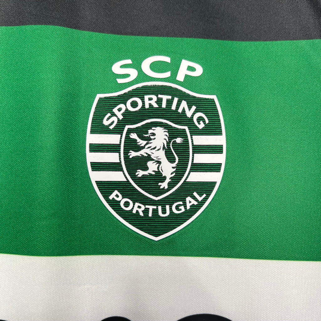 Camisa Sporting Titular 24/25 - Torcedor Masculina Lançamento