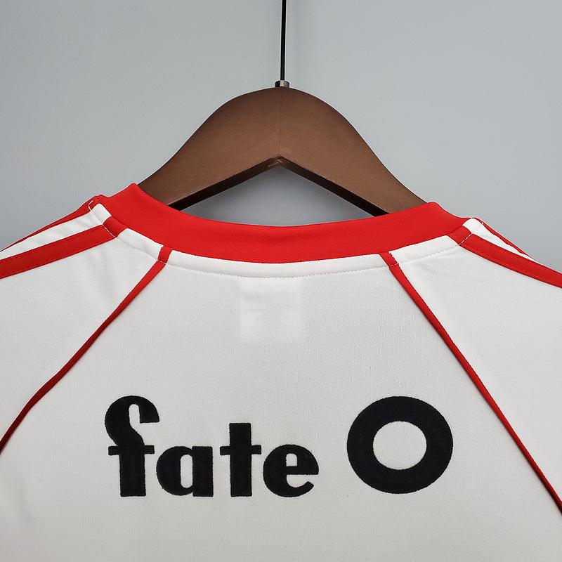 Camisa River Plate Home 1986/87 Retrô Masculina - Branco