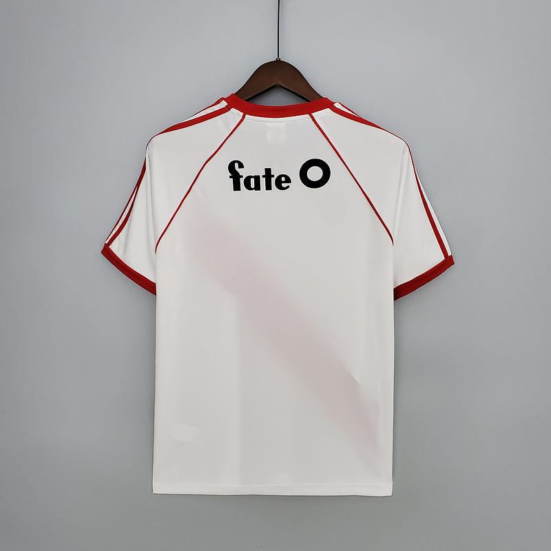 Camisa River Plate Home 1986/87 Retrô Masculina - Branco