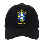 Boné Brasil Copa do Mundo Aba Curva Unissex Ajustável