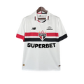 Camisa São Paulo Titular 24/25 - Torcedor Masculina Lançamento + Patrocínios
