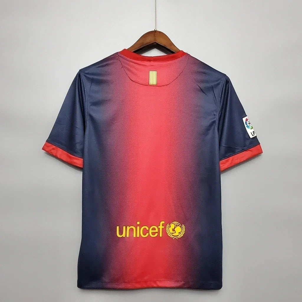 Camisa Retrô Barcelona 2012/13 Masculino Azul Grená
