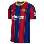 Camisa Retrô Barcelona Home 20/21 Torcedor Masculina - Azul e Grená