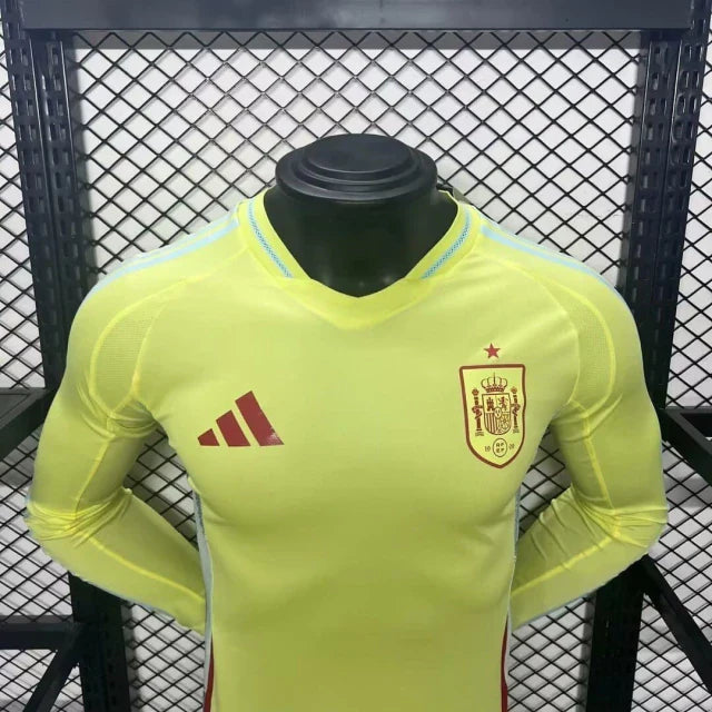 Camisa Espanha Away Manga Comprida 24/25 - Versão Jogador