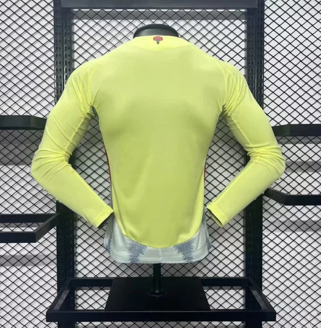 Camisa Espanha Away Manga Comprida 24/25 - Versão Jogador