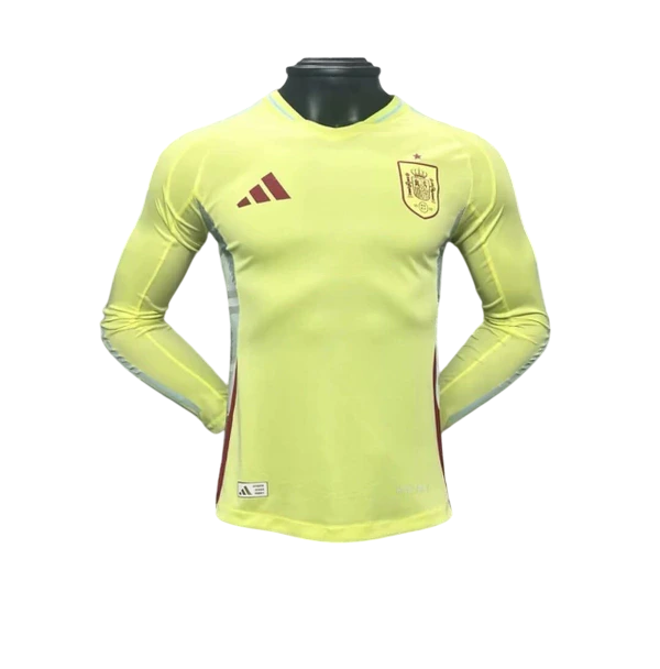 Camisa Espanha Away Manga Comprida 24/25 - Versão Jogador