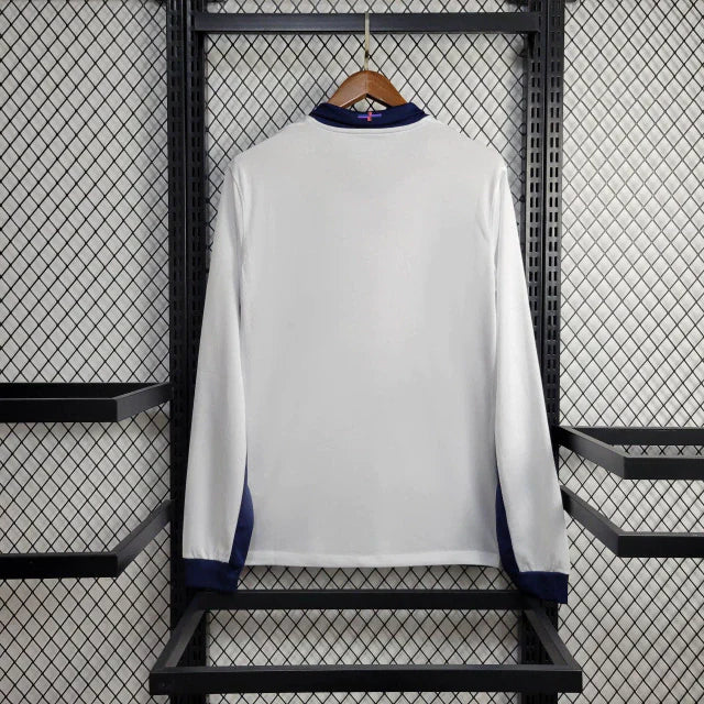 Camisa Inglaterra Home Manga Comprida 24/25 - Torcedor Masculina