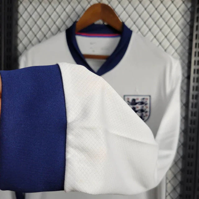 Camisa Inglaterra Home Manga Comprida 24/25 - Torcedor Masculina