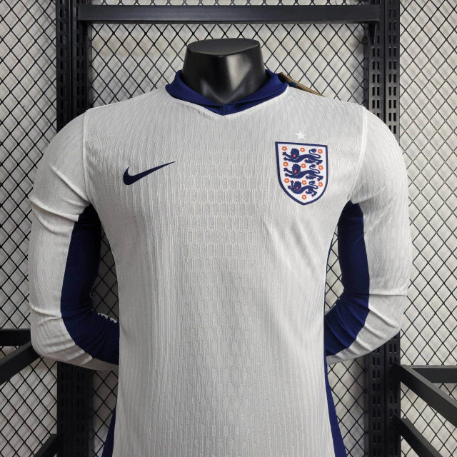 Camisa Inglaterra Home Manga Comprida 24/25 - Versão Jogador