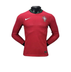 Camisa Portugal Home Manga Comprida 24/25 - Versão Jogador