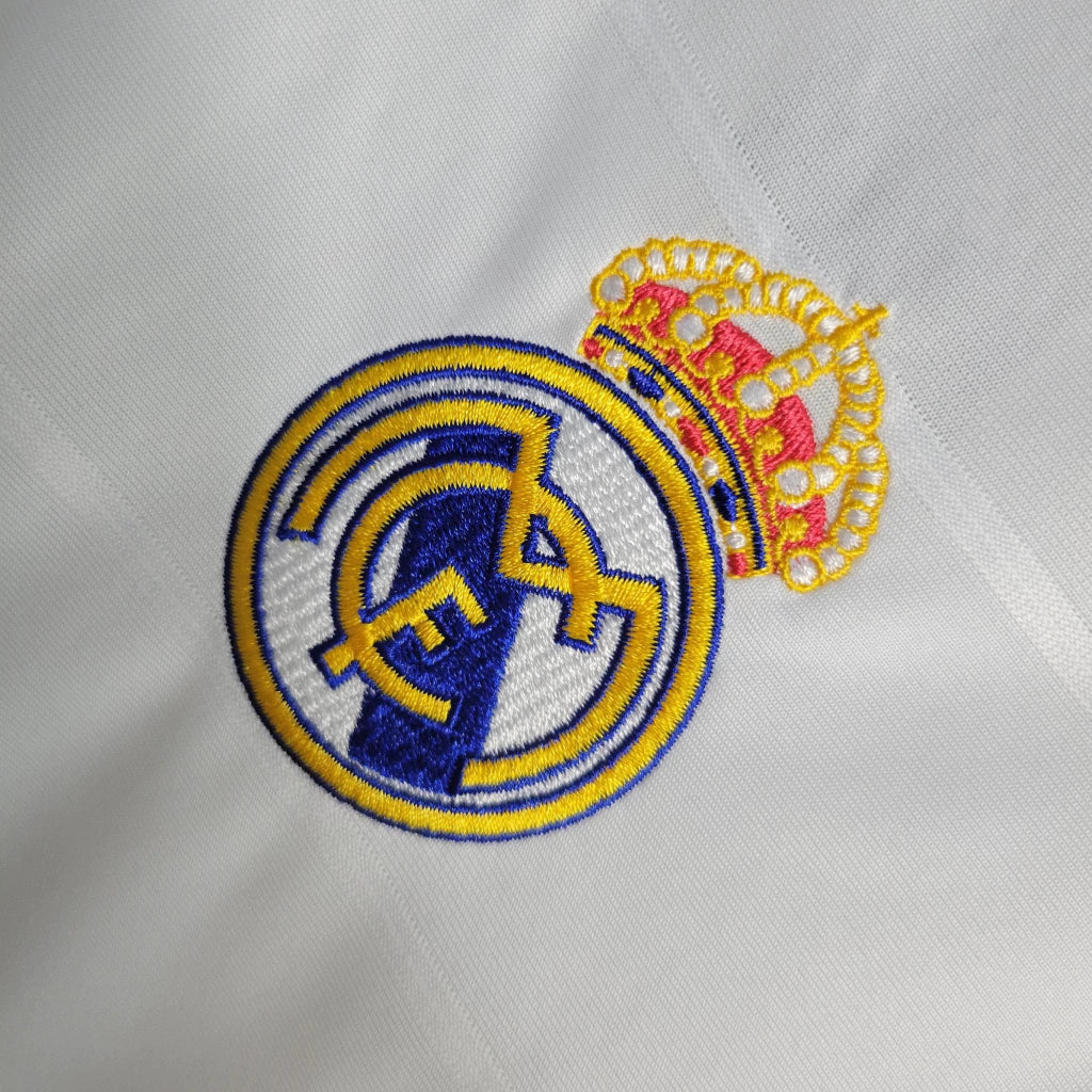 Camisa Retrô Real Madrid I Home 2013/14 Masculino Branco