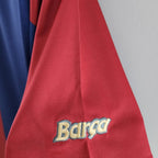 Camisa Retrô Barcelona Home 1998/99 Masculino - Azul e Grená