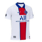 Camisa Retrô Paris Saint Germain Away 20/21 Torcedor Masculina - Branco