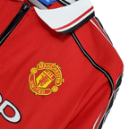 Camisa Manchester United Retrô Manga Longa 1998/99 Vermelha
