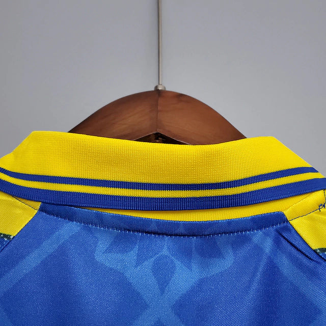 Camisa Retrô Parma 1995/97 Masculino Azul e Amarelo