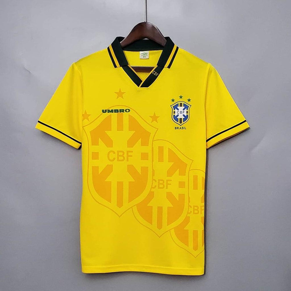Camisa Retrô 94/95 Seleção Brasileira I Masculina - Amarela