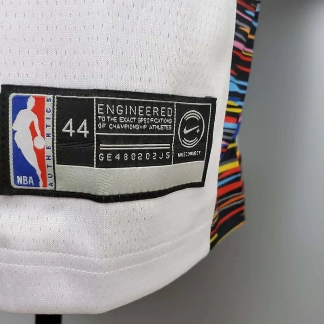 Camisa Regata Brooklyn Nets Branca City Edition - Masculina