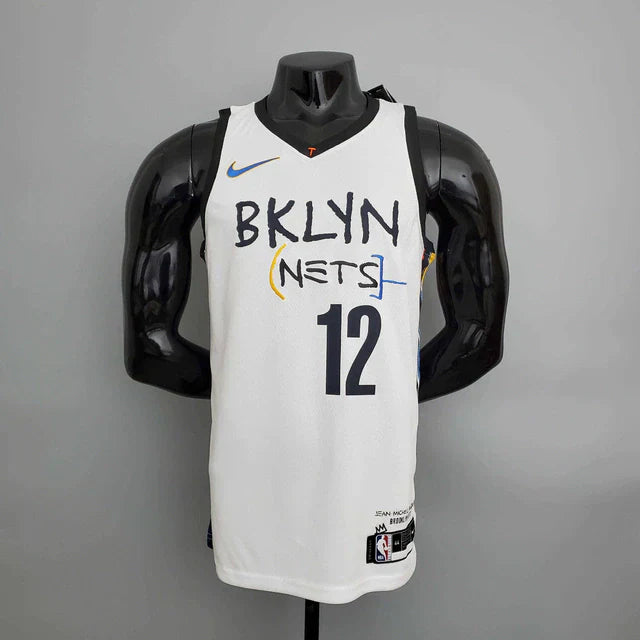 Camisa Regata Brooklyn Nets Branca - Masculina