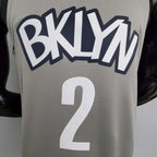 Camisa Regata Brooklyn Nets Branca e Preta - Masculina