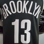 Camisa Regata Brooklyn Nets Preta e Branca - Masculina