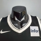 Camisa Regata Brooklyn Nets Preta e Branca - Masculina