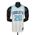 Camisa Regata Charlotte Hornets Branca e Azul - Jordan - Masculina