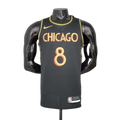 Camisa Regata Chicago Bulls Preta e Amarela - Masculina
