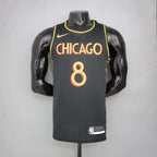 Camisa Regata Chicago Bulls Preta e Amarela - Masculina
