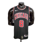 Camisa Regata Chicago Bulls Preta e Vermelha - Masculina