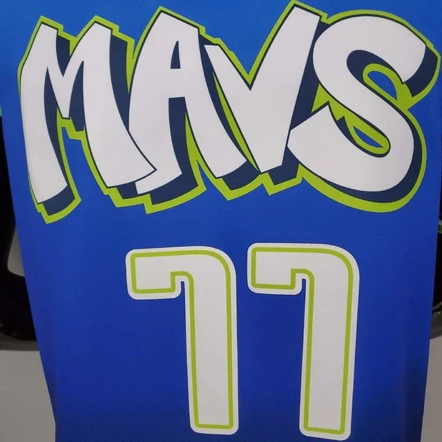 Camisa Regata Dallas Mavericks Azul e Verde - Masculina