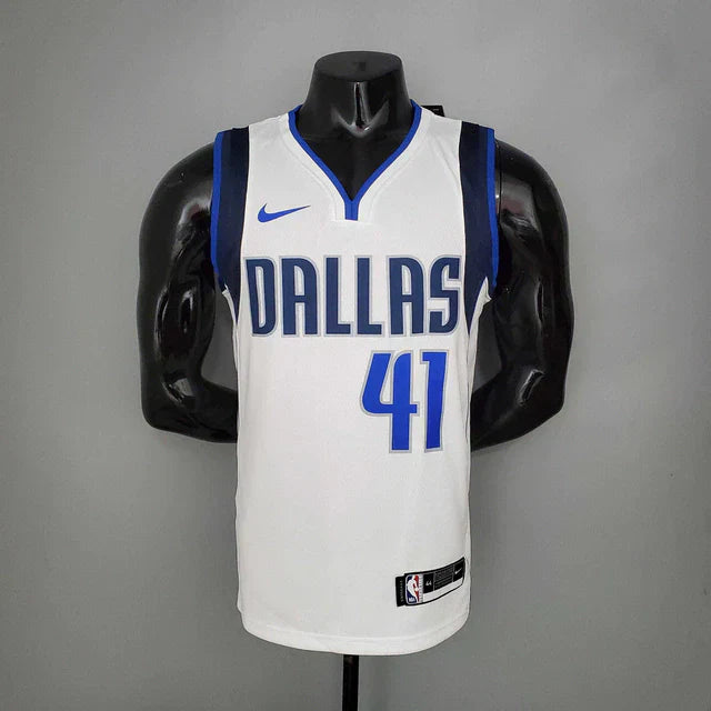 Camisa Regata Dallas Mavericks Branca - Masculina