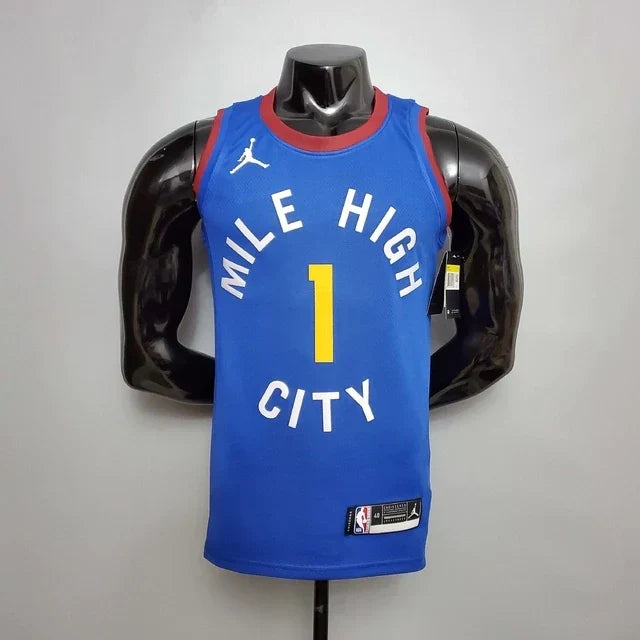 Camisa Regata Denver Nuggets Azul City Edition - Masculina